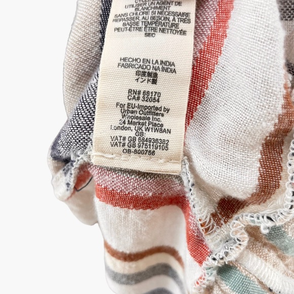 Free People Wrap It Up Striped Wrap Dress - Picture 9 of 10